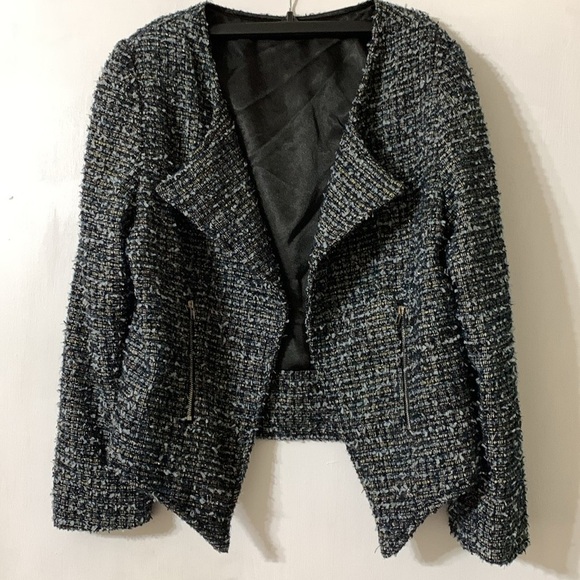Elvi Wool Blend Multicolor Tweed Blazer - Picture 9 of 10